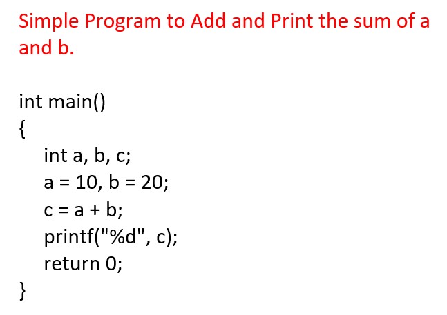 Introduction to C Programming