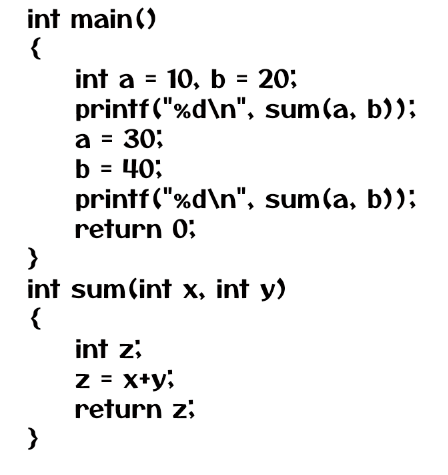 Declaring a Function in C