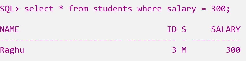 Equal To Greater Than Less Than Not Equal To Operators In SQL Made Easy 