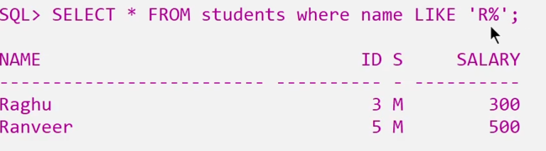 How Use Like Operator In Sql For Multiple Values