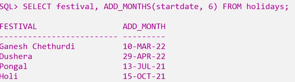 Add Months Greatest Least To Date Functions In Sql Made Easy Lec