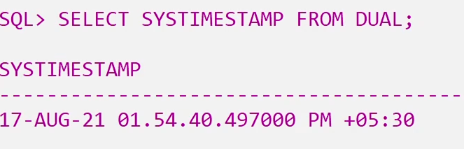 SYSDATE CURRENT_DATE SYSTIMESTAMP Functions in SQL 3