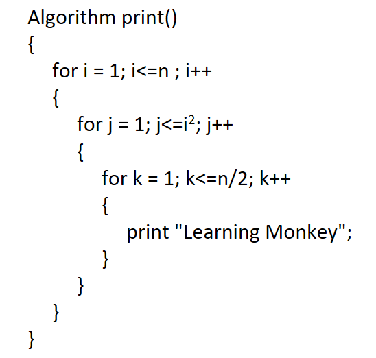 Algorithm Analysis Examples 3 - 1