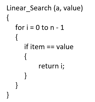 Linear Search Algorithm 2